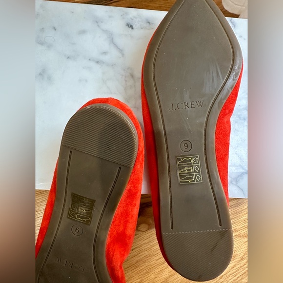 J Crew Poppy Red Pointed Flats with Tassels - NTW - Picture 4 of 7